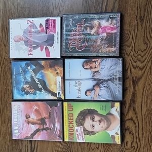 Lot of 6 DVD movies